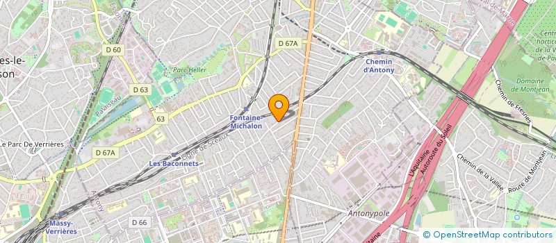 localisation de l'entreprise BLUE LIVE à ANTONY