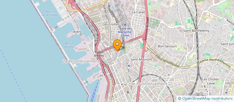 localisation de l'entreprise BLUE LOFT à MARSEILLE