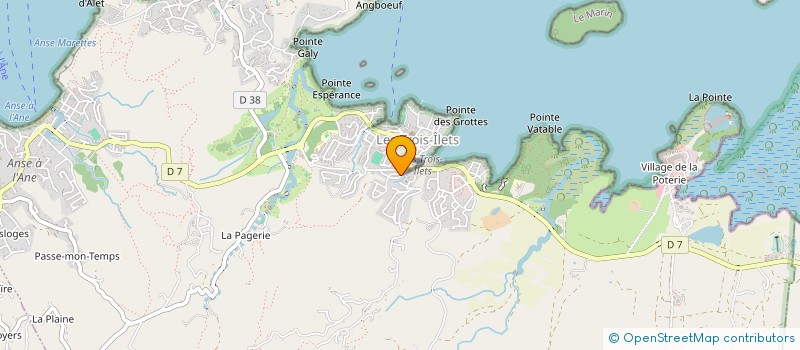 localisation de l'entreprise BLUE MADININA à LES TROIS-ILETS