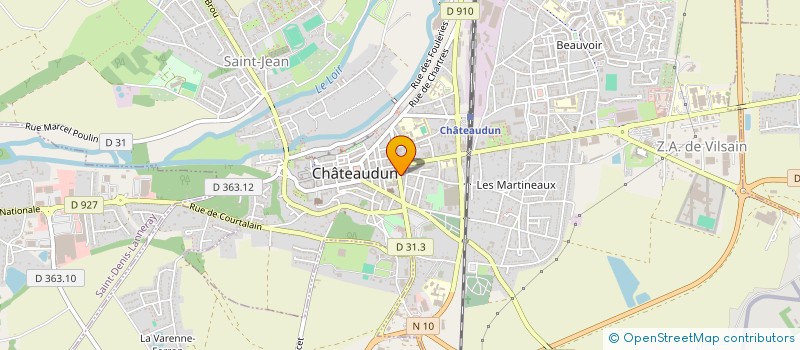 localisation de l'entreprise BLUE MAGIC à CHATEAUDUN
