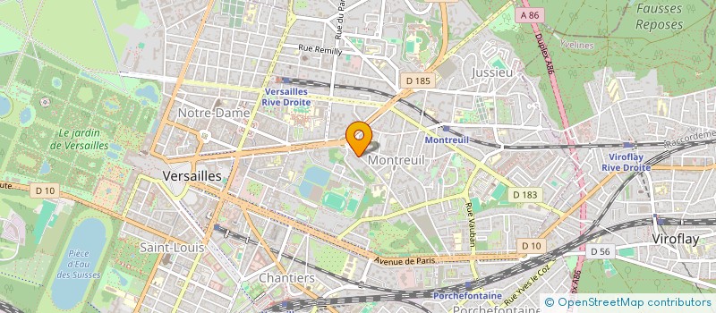 localisation de l'entreprise BLUE MANAGEMENT SAS à VERSAILLES