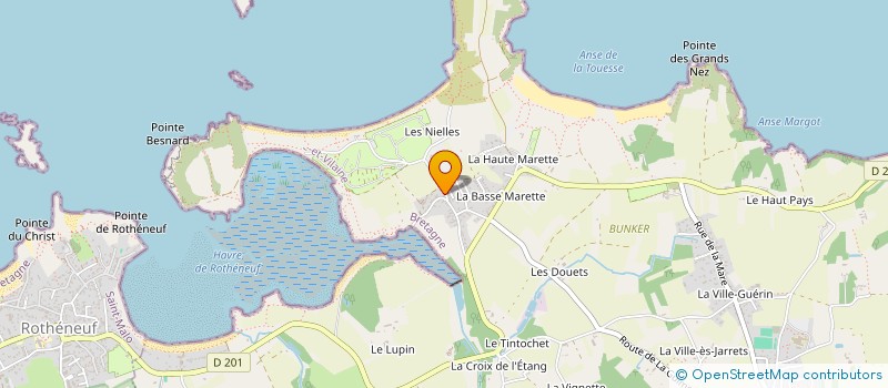 localisation de l'entreprise BLUE MAR  SAINT-COULOMB