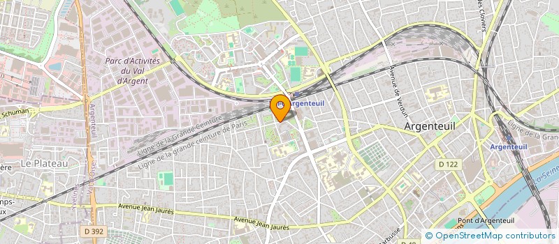 localisation de l'entreprise BLUE MARIE EVENT  ARGENTEUIL