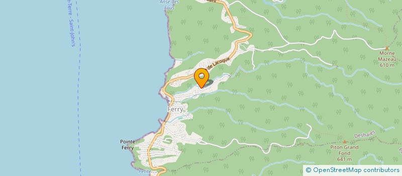 localisation de l'entreprise BLUE MARINE COTTAGE  POINTE-NOIRE