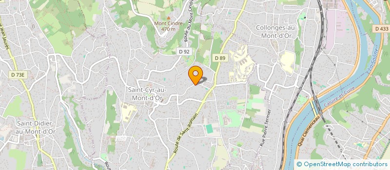 localisation de l'entreprise BLUE MARLIN  SAINT-CYR-AU-MONT-D'OR