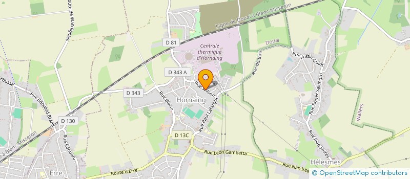 localisation de l'entreprise BLUE MEANIE  HORNAING