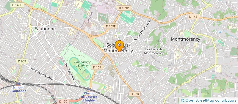 localisation de l'entreprise BLUE MENDEL à SOISY-SOUS-MONTMORENCY