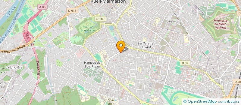 localisation de l'entreprise BLUE MIND  HOUILLES