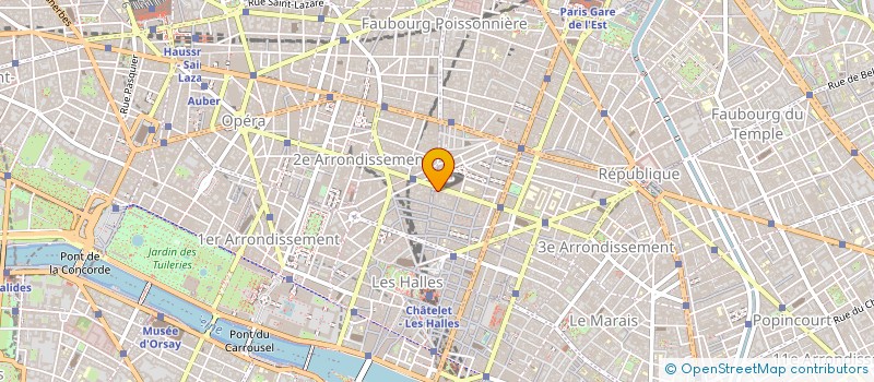 localisation de l'entreprise BLUE MODE à PARIS