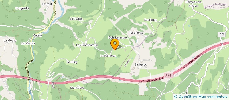 localisation de l'entreprise BLUE MONDAY  VILLAC