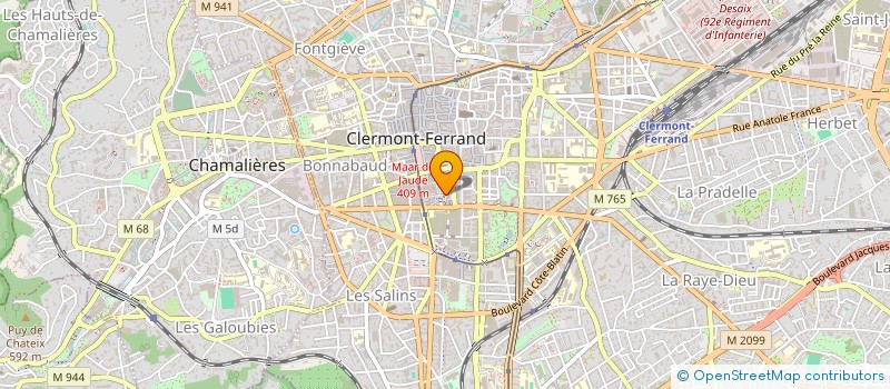 localisation de l'entreprise BLUE MOON à CLERMONT-FERRAND