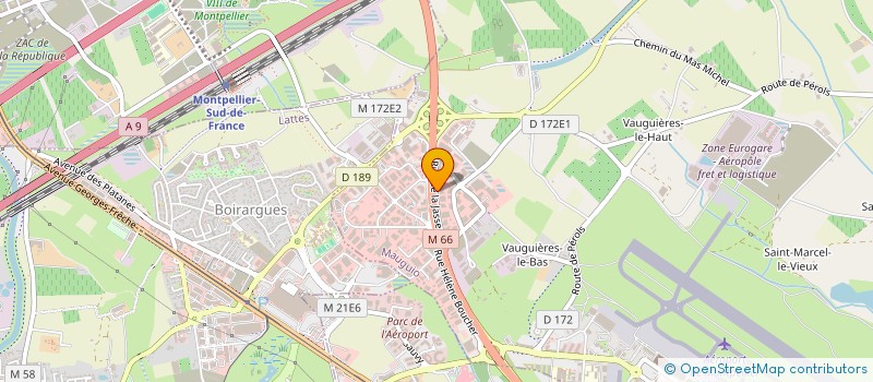 localisation de l'entreprise BLUE MOON RENT  MAUGUIO