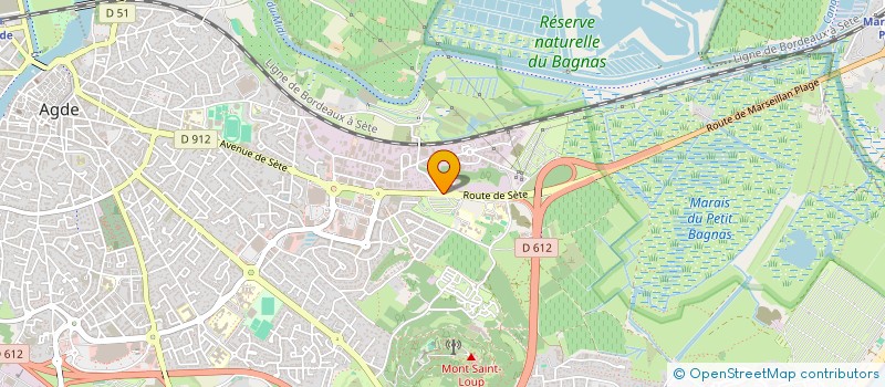 localisation de l'entreprise BLUE MOTORS à AGDE