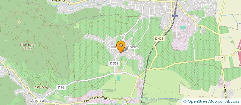 localisation de l'entreprise BLUE MOUNTAIN PFOELLER  MITTELBERGHEIM