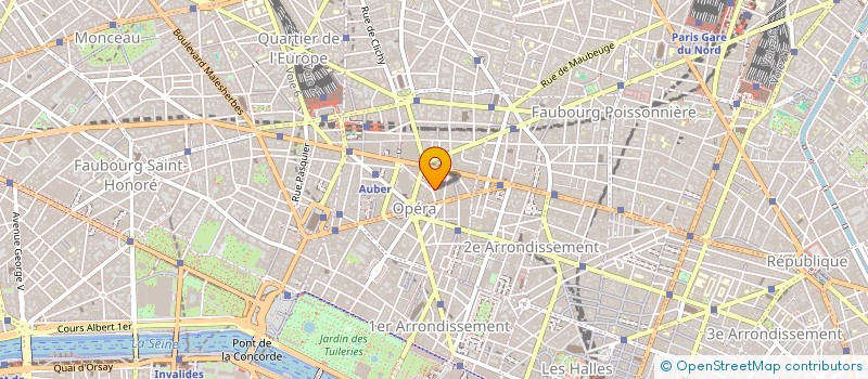 localisation de l'entreprise BLUE MUSIC  PARIS