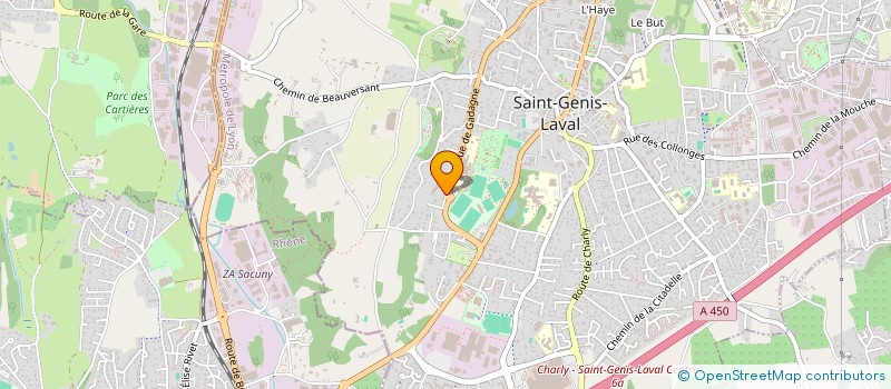 localisation de l'entreprise BLUE MYRTILLE  SAINT-GENIS-LAVAL