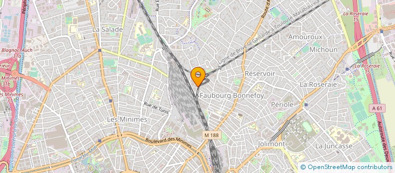 localisation de l'entreprise BLUE NEKO  TOULOUSE