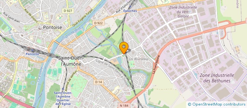 localisation de l'entreprise BLUE NETTOYAGE SERVICE à SAINT-OUEN-L'AUMONE