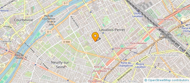 localisation de l'entreprise BLUE NETWORK à LEVALLOIS PERRET
