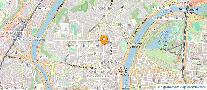 localisation de l'entreprise BLUE NETWORK à LYON