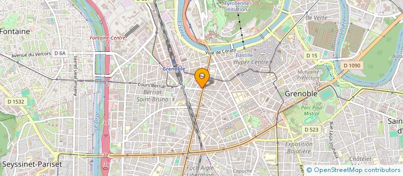 localisation de l'entreprise BLUE NIGHT  GRENOBLE