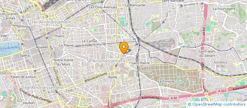 localisation de l'entreprise BLUE NIGHT JUNGLE RECORDS  MARSEILLE