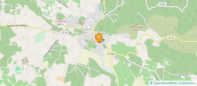 localisation de l'entreprise BLUE NIGHT PRODUCTION  ROGNES