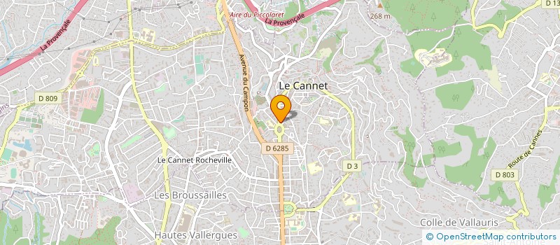 localisation de l'entreprise BLUE NOTE à LE CANNET