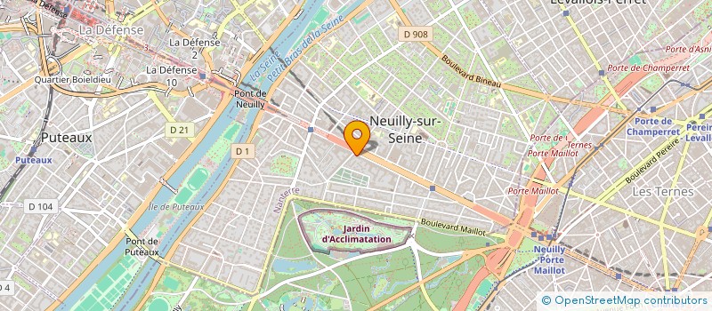 localisation de l'entreprise BLUE NOTE BLUES à NEUILLY-SUR-SEINE