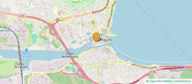 localisation de l'entreprise BLUE NOTE MUSIC PRODUCTION à MARTIGUES