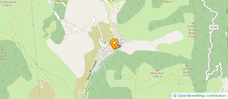 localisation de l'entreprise BLUE NOTE PIZZA  LUCERAM