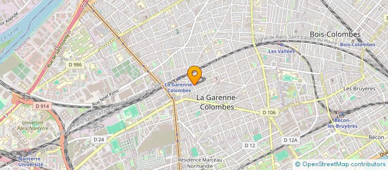 localisation de l'entreprise BLUE OLIVE IMPACT  LA GARENNE-COLOMBES
