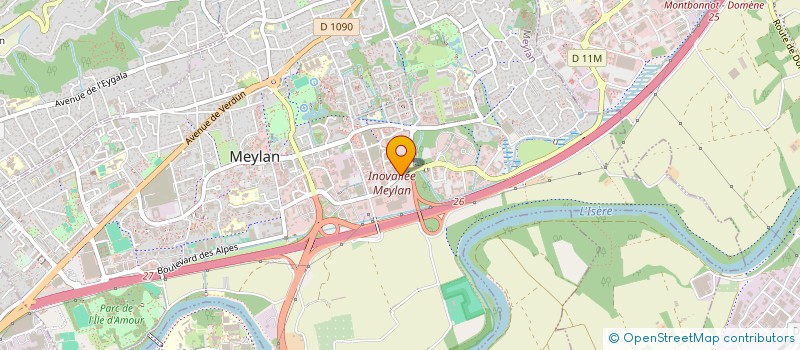 localisation de l'entreprise BLUE ORTHO à MEYLAN