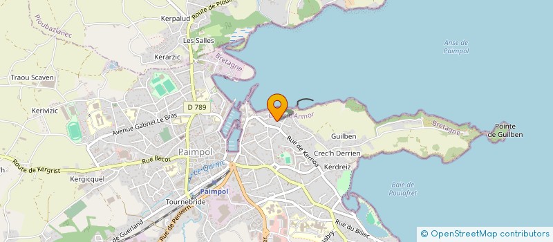 localisation de l'entreprise BLUE OUEST CONCIERGERIE  PAIMPOL