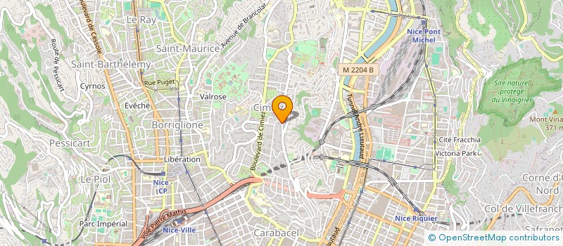 localisation de l'entreprise BLUE PAPERS à NICE