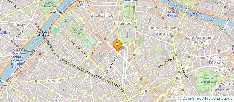 localisation de l'entreprise BLUE PARTICIPATIONS  PARIS