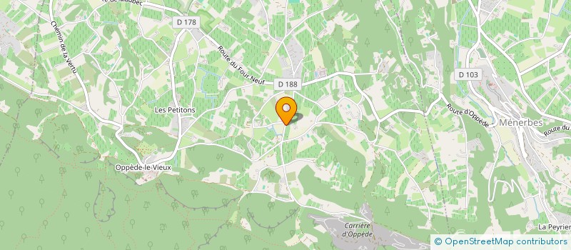 localisation de l'entreprise BLUE PATRIMOINE  OPPEDE