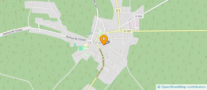 localisation de l'entreprise BLUE PEARL  LE PORGE