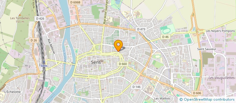 localisation de l'entreprise BLUE PIX TECH  SENS