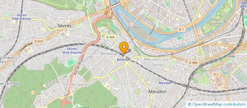 localisation de l'entreprise BLUE PLANETE SERVICES  MEUDON