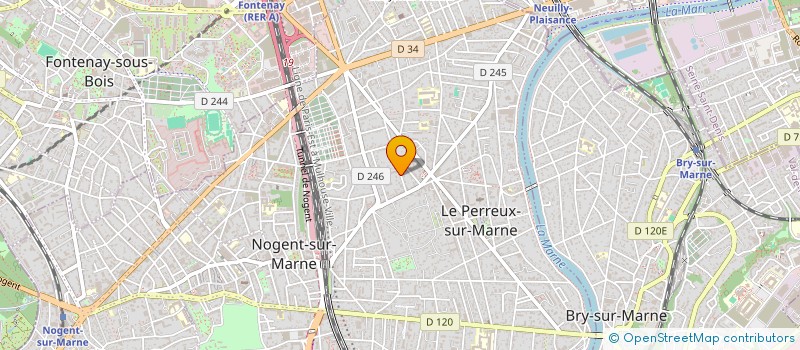 localisation de l'entreprise BLUE POINT PE IO à LE PERREUX-SUR-MARNE
