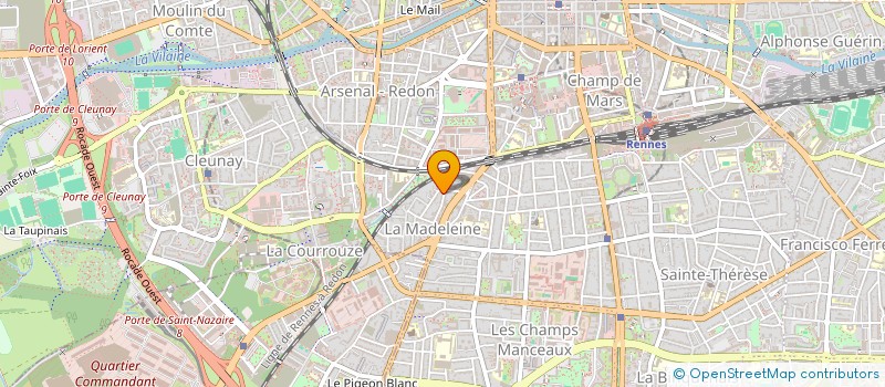 localisation de l'entreprise BLUE PONTOISE  RENNES
