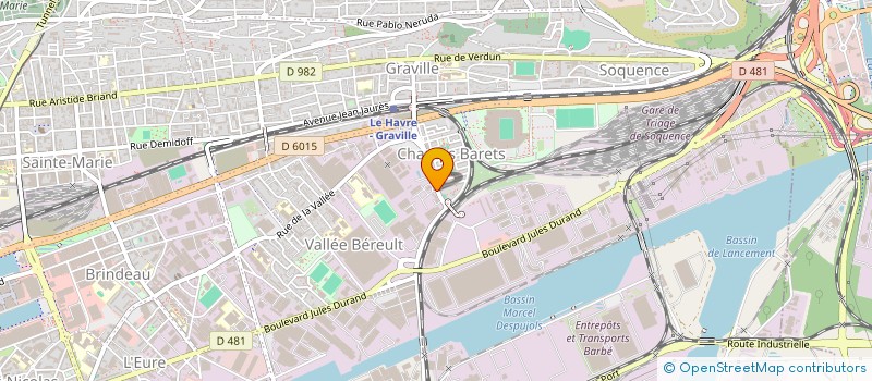 localisation de l'entreprise BLUE PRO à LE HAVRE