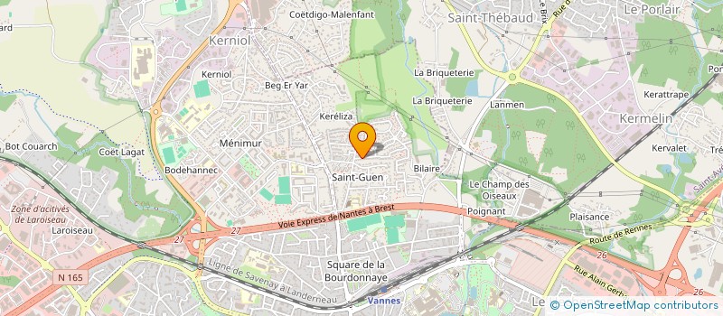 localisation de l'entreprise BLUE PROPRE à VANNES
