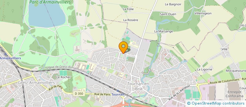 localisation de l'entreprise BLUE PURPLE PICTURES  TOURNAN-EN-BRIE