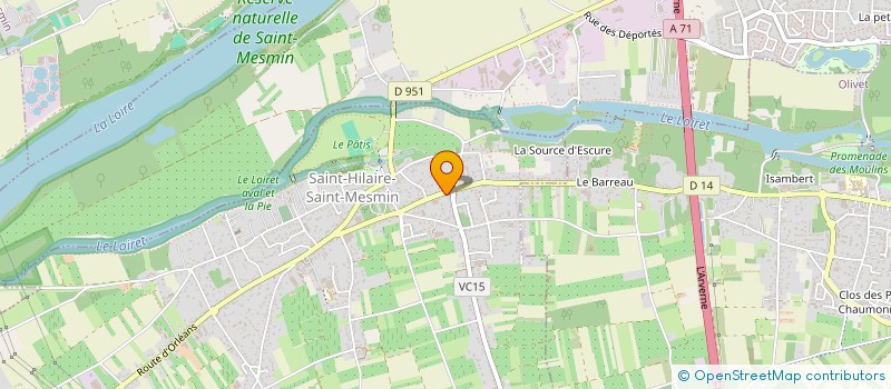 localisation de l'entreprise BLUE QUATRE à ARDON
