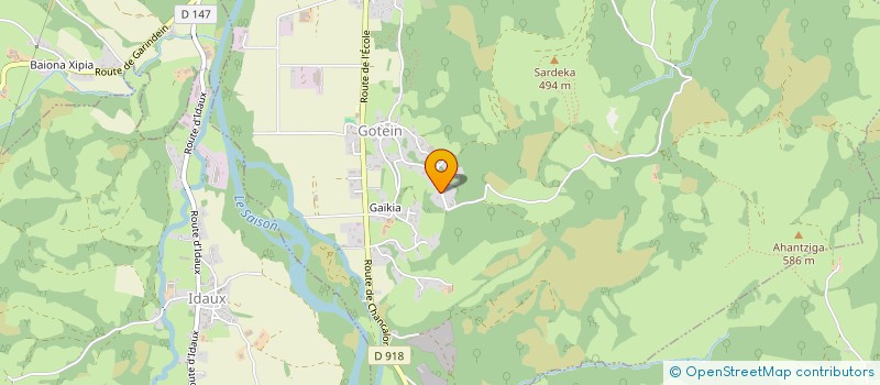 localisation de l'entreprise BLUE RIDGE BOY  GOTEIN-LIBARRENX