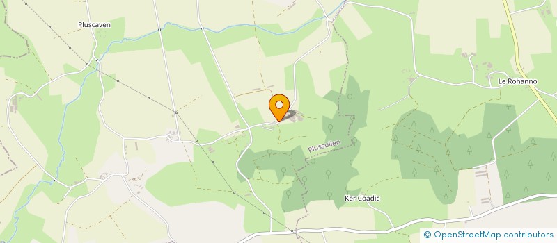 localisation de l'entreprise BLUE RIVAGE  PLUSSULIEN
