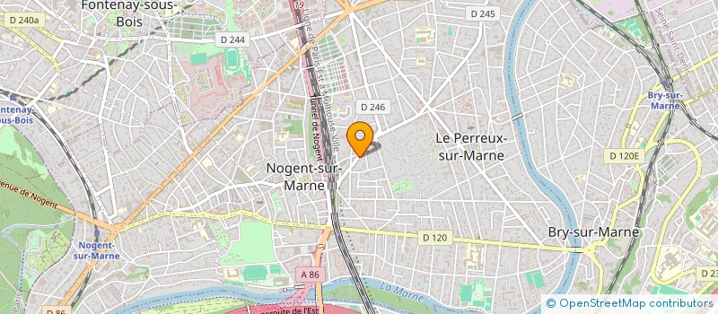 localisation de l'entreprise BLUE ROC SCI  LE PERREUX-SUR-MARNE