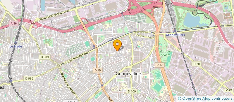 localisation de l'entreprise BLUE'SCAN à GENNEVILLIERS